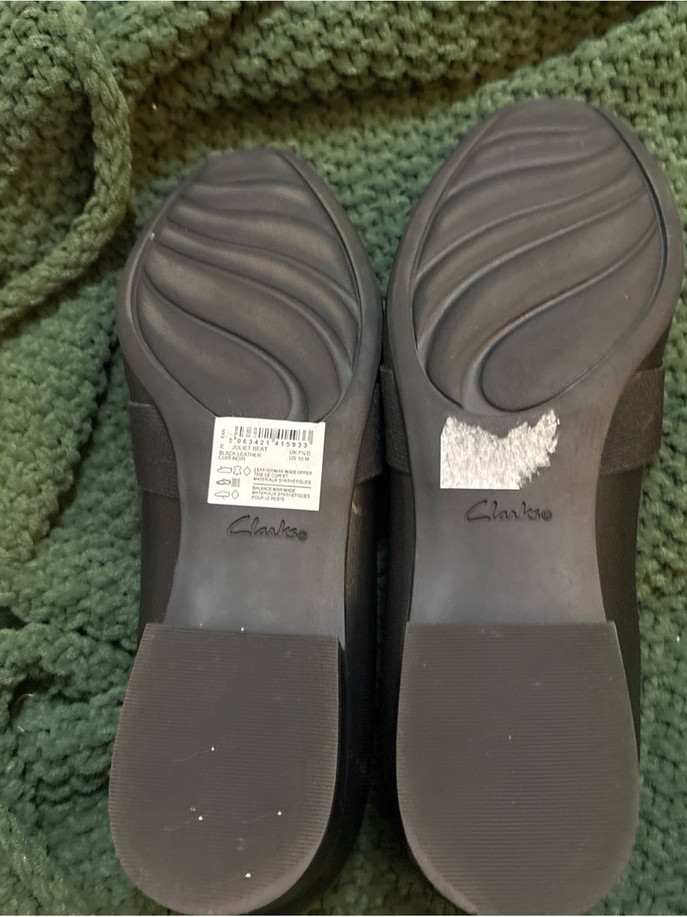 Clarks Black Juliette loafers size 10 - Picture 2 of 5